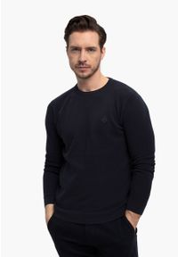 Volcano - Bawełniany sweter S-MIKO. Okazja: do pracy, na co dzień. Materiał: bawełna. Styl: casual, klasyczny #1