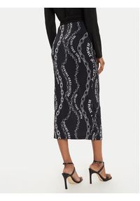 Versace Jeans Couture Spódnica midi 77HAE8B6 Czarny Regular Fit. Kolor: czarny. Materiał: wiskoza