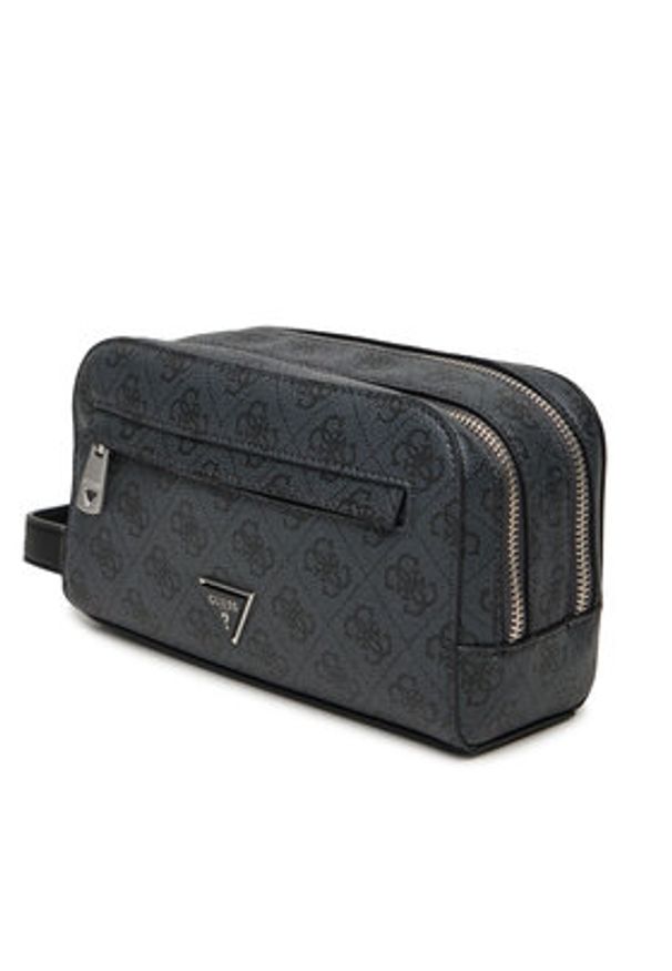 Guess Kosmetyczka PMMILO P5461 Szary. Kolor: szary. Materiał: skóra