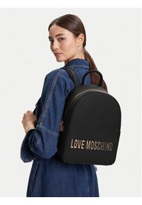 Love Moschino - LOVE MOSCHINO Plecak JC4193PP1NKD0000 Czarny. Kolor: czarny. Materiał: skóra #6