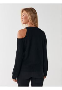 Liu Jo Sweter CF3042 MA51I Czarny Regular Fit. Kolor: czarny. Materiał: syntetyk #5