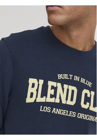 Blend Bluza 20715366 Granatowy Regular Fit. Kolor: niebieski. Materiał: bawełna #5