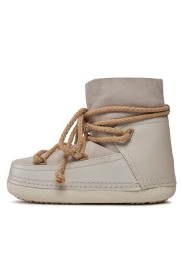 Inuikii Śniegowce Classic 75101-007 Beżowy. Kolor: beżowy. Materiał: zamsz, skóra