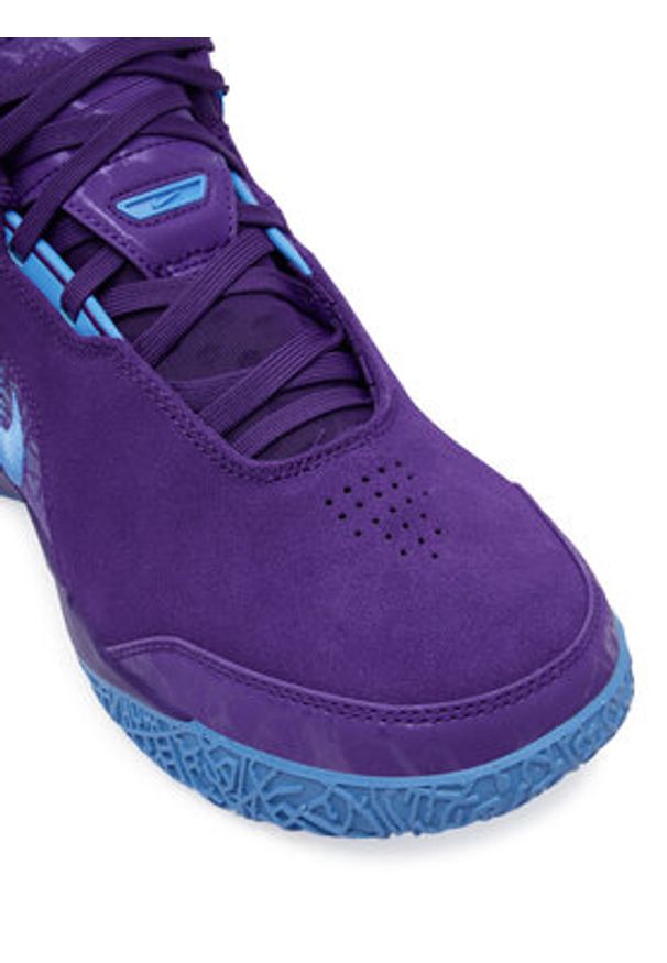 Nike Buty do koszykówki Zm Lebron Nxxt Gen Ampd FJ1566 500 Fioletowy. Kolor: fioletowy. Materiał: zamsz, skóra. Sport: koszykówka