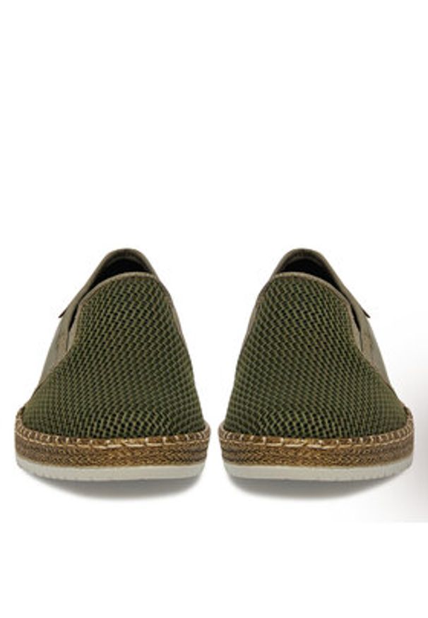 Rieker Półbuty B5265-54 Khaki. Kolor: brązowy. Materiał: materiał