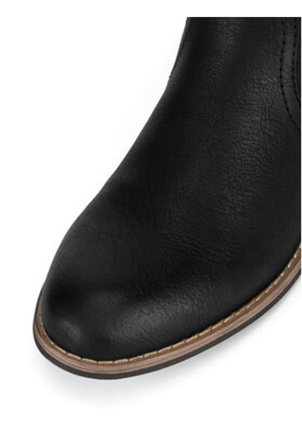 Clara Barson Botki WS23280-01 Czarny. Kolor: czarny. Materiał: materiał