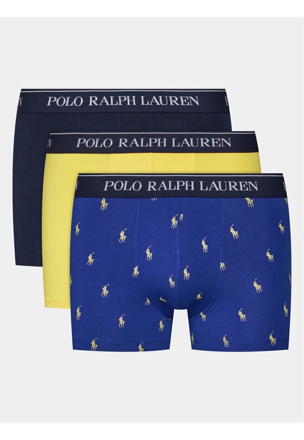 Polo Ralph Lauren Komplet 3 par bokserek 714830299118 Kolorowy. Materiał: bawełna. Wzór: kolorowy
