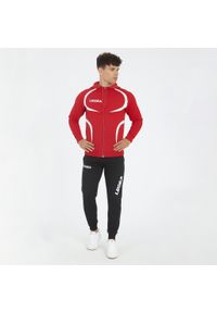 LEGEA - Komplet sportowy TUNISIA BOGOTA rozmiar dziecięcy. Okazja: na uczelnię. Kolor: czerwony. Materiał: dresówka. Wzór: haft. Styl: sportowy #1