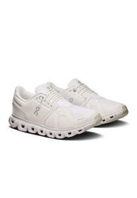 On - ON Cloud 6 W White | White Sneakersy damskie. Kolor: biały