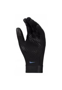 Nike - Rękawice Dziecięce Academy ThermaFit. Kolor: czarny. Sport: turystyka piesza