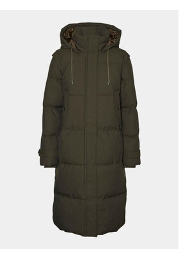 Vero Moda Curve Kurtka zimowa 10301538 Zielony Regular Fit. Kolor: zielony. Materiał: syntetyk. Sezon: zima