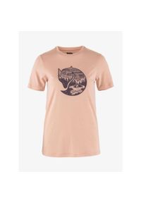 Fjällräven - Koszulka merino damska Fjallraven Abisko Wool Fox. Kolor: różowy