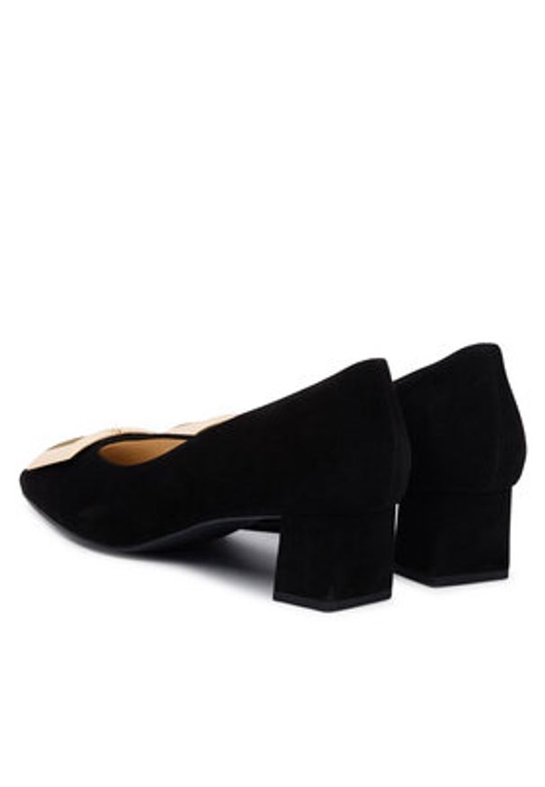 HÖGL Czółenka 0-104022-01000 Czarny. Kolor: czarny. Materiał: skóra