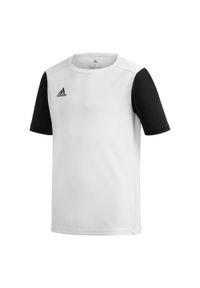Adidas - Koszulka dla dzieci adidas Estro 19 Jersey Junior biała DP3234. Kolor: biały. Materiał: jersey