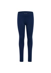 Legginsy dziecięce Hummel Base. Okazja: na uczelnię. Kolor: niebieski. Materiał: tkanina. Styl: sportowy