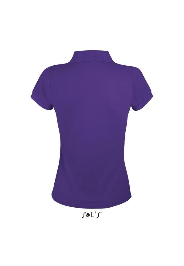 SOL'S - Damska koszulka polo Sol's Prime. Typ kołnierza: polo. Kolor: fioletowy. Styl: elegancki