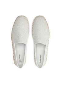 Calvin Klein Espadryle Espadrille Epi Mono HW0HW01917 Biały. Kolor: biały. Materiał: skóra #2