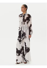 ACCESS FASHION Spodnie materiałowe 53-5047-073 Biały Regular Fit. Kolor: biały. Materiał: syntetyk #3