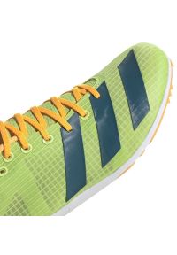 Adidas - Buty kolce adidas Distancestar M GY0947 pomarańczowe zielone. Zapięcie: sznurówki. Kolor: zielony, wielokolorowy, pomarańczowy. Materiał: materiał #8