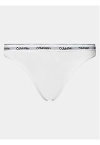 Calvin Klein Underwear Stringi 000QD5043E Biały. Kolor: biały. Materiał: bawełna