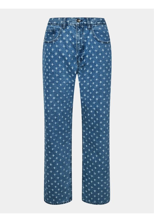 Redefined Rebel Jeansy 227045 Niebieski Loose Fit. Kolor: niebieski
