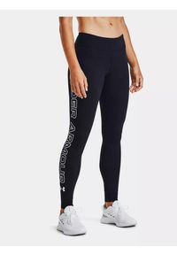 Under Armour - Legginsy treningowe damskie UNDER ARMOUR szybkoschnące termoaktywne. Kolor: czarny. Sport: fitness