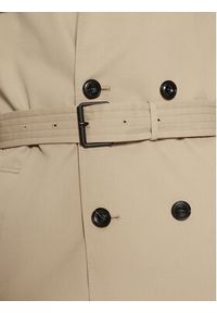 Hugo - HUGO Trencz Maluks 50535072 Beżowy Regular Fit. Kolor: beżowy. Materiał: syntetyk, bawełna #5