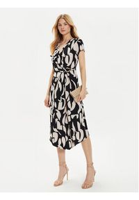 Joseph Ribkoff Sukienka letnia 241029 Czarny Regular Fit. Kolor: czarny. Materiał: syntetyk. Sezon: lato