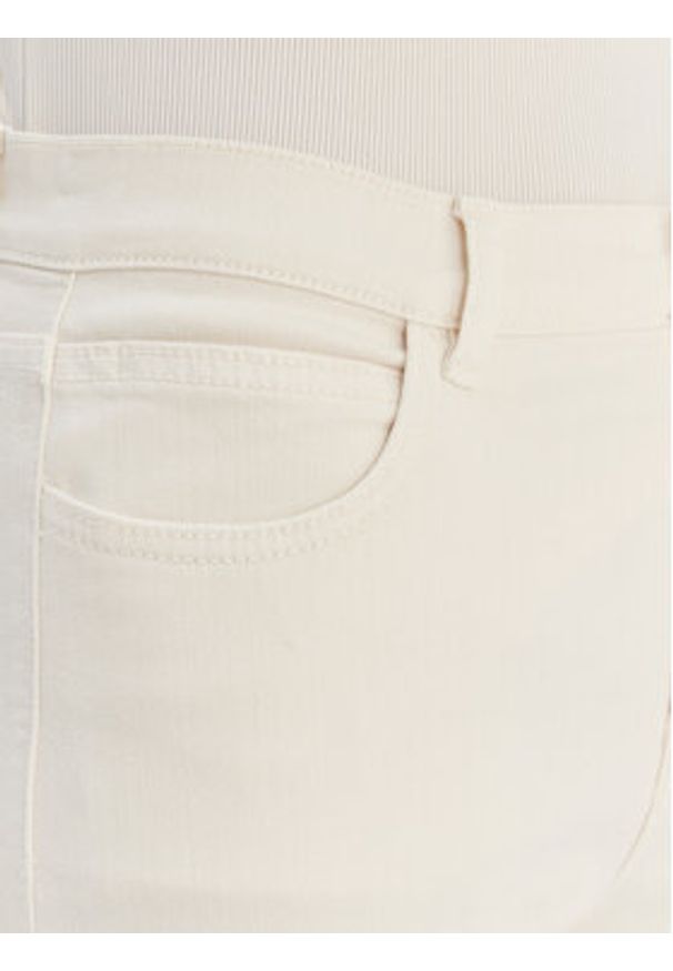 Marella Jeansy Ronco 2613131055 Écru Slim Fit. Kolor: kremowy