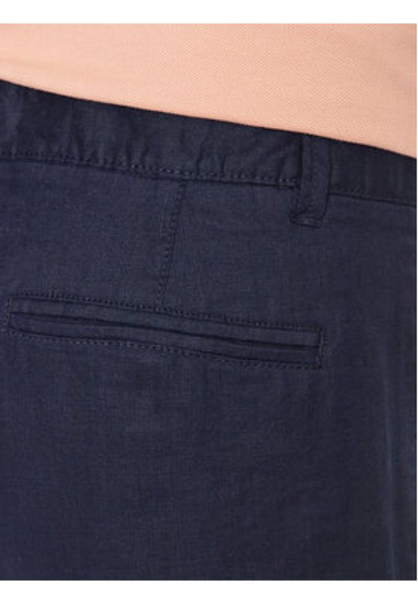 United Colors of Benetton - United Colors Of Benetton Szorty materiałowe 4AGH59548 Granatowy Regular Fit. Kolor: niebieski. Materiał: len, materiał