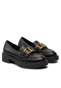 TwinSet - TWINSET Loafersy 242TCP030 Czarny. Kolor: czarny. Materiał: skóra #2