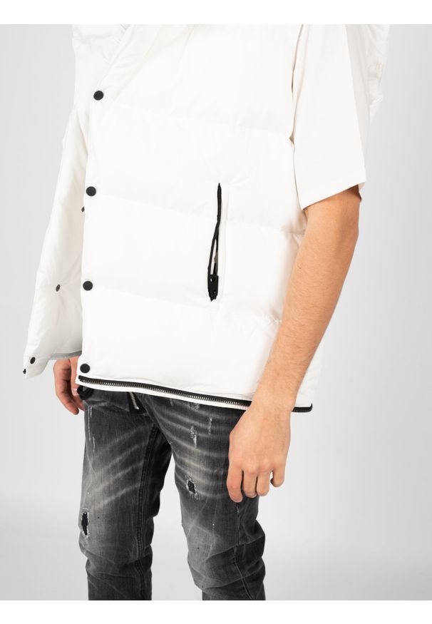 La Haine Inside Us Bezrękawnik "Unisex-LM068" | A23073PLM068 | Mężczyzna | Biały. Typ kołnierza: kaptur. Kolor: biały. Materiał: poliester. Długość rękawa: bez rękawów