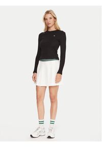 Lacoste Bluzka TF1692 Czarny Slim Fit. Kolor: czarny. Materiał: bawełna #3