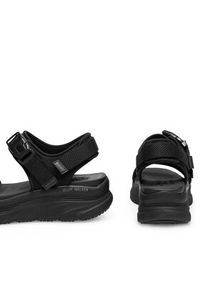 skechers - Skechers Sandały D'LUX WALKER 119824 BBK Czarny. Kolor: czarny. Materiał: materiał #6