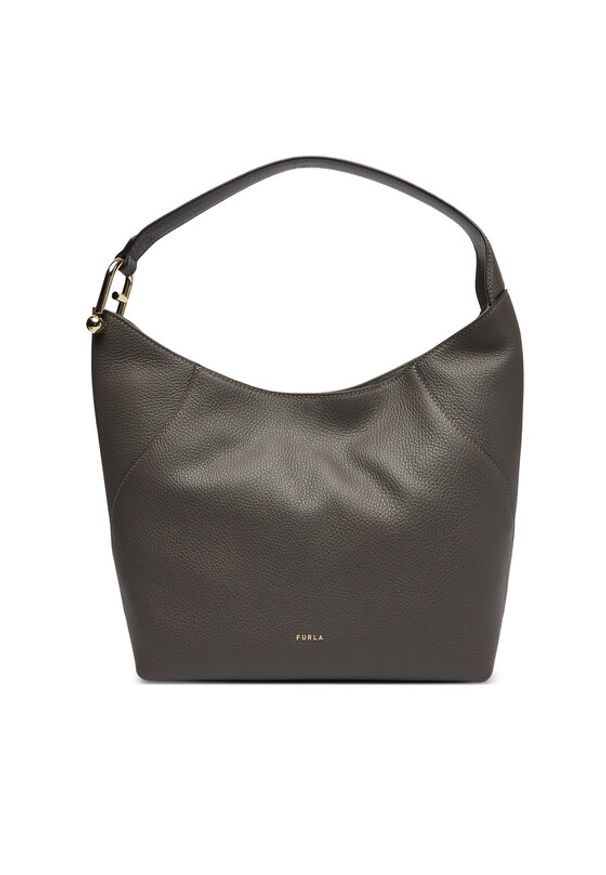 Furla Torebka Lara M WB01900 HSF000 IT 4283S Szary. Kolor: szary. Materiał: skórzane