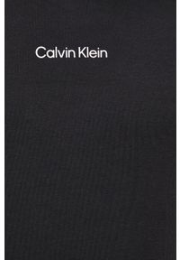 Calvin Klein bluza męska kolor czarny z kapturem gładka. Typ kołnierza: kaptur. Kolor: czarny. Wzór: gładki #4