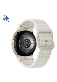 SAMSUNG - Samsung Galaxy Watch 7 40mm Kremowy (L300). Rodzaj zegarka: cyfrowe. Kolor: kremowy. Materiał: skóra. Styl: casual