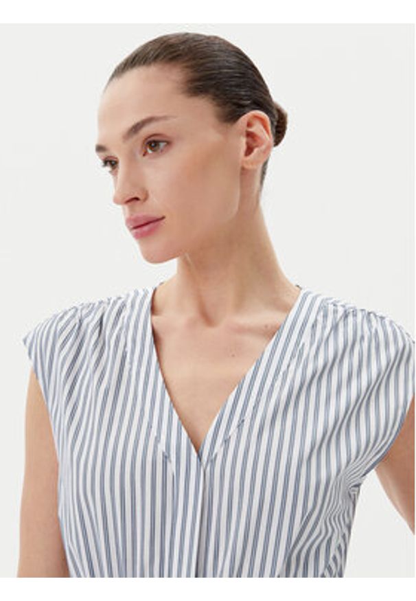 MICHAEL Michael Kors Sukienka codzienna MS5830KHJ7 Niebieski Regular Fit. Okazja: na co dzień. Kolor: niebieski. Materiał: bawełna. Typ sukienki: proste. Styl: casual