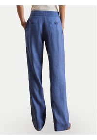 Lauren Ralph Lauren - LAUREN RALPH LAUREN Spodnie materiałowe 200735136025 Niebieski Regular Fit. Kolor: niebieski. Materiał: len #2