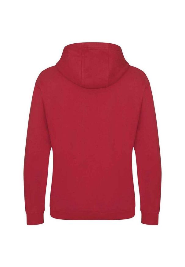 AWDIS - Męska Bluza Z Kapturem Just Hoods Graduate Heavyweight Hoodie. Typ kołnierza: kaptur. Kolor: czerwony