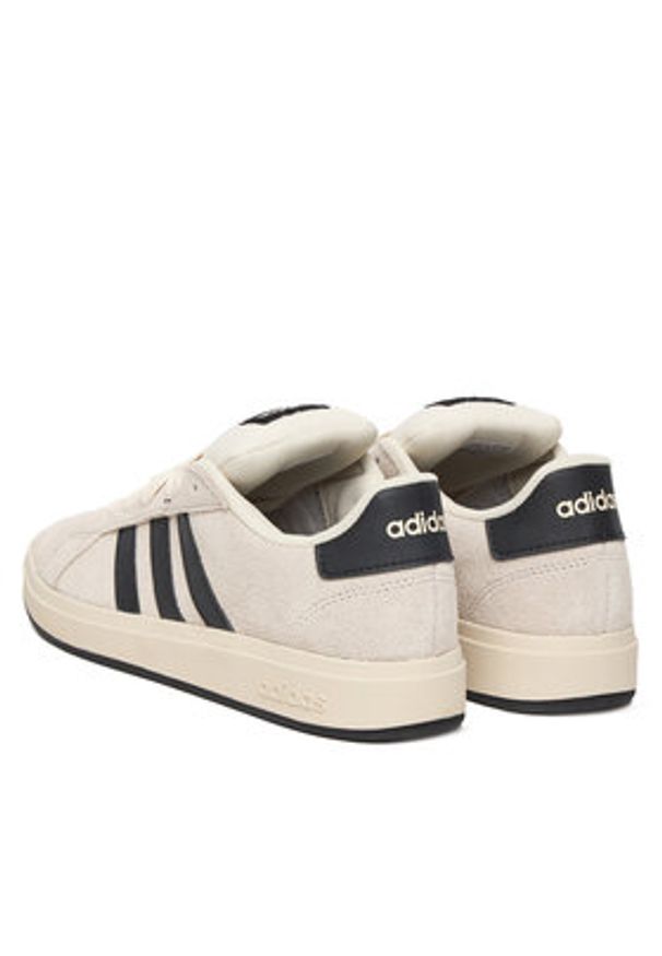 Adidas - adidas Sneakersy Grand Court 00S JR5569 Beżowy. Kolor: beżowy. Materiał: zamsz, skóra