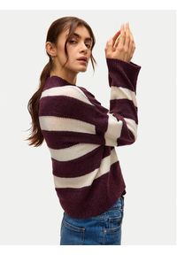 Vero Moda Sweter Inez 10331538 Fioletowy Regular Fit. Kolor: fioletowy. Materiał: syntetyk #5