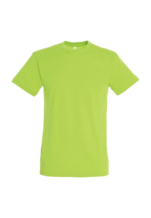 SOL'S - Koszulka Regent Dla Dorosłych Unisex. Kolor: żółty, wielokolorowy, zielony. Sport: turystyka piesza