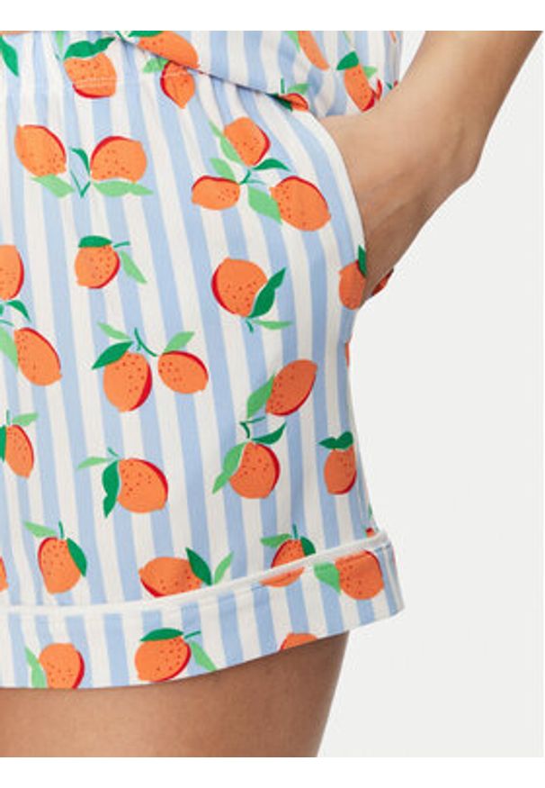 Kate Spade Piżama KSI12736 Niebieski Regular Fit. Kolor: niebieski. Materiał: syntetyk