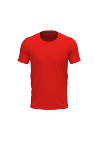 Stedman - Męska Koszulka Z Okrągłym Dekoltem Clive. Kolor: czerwony. Sport: turystyka piesza #1