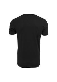 BUILD YOUR BRAND - Lekka Koszulka Unisex Dla Dorosłych Z Dekoltem W Szpic. Kolor: czarny