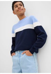 bonprix - Dżinsy loose fit w wygodnym fasonie, prosta nogawka. Kolor: niebieski #2