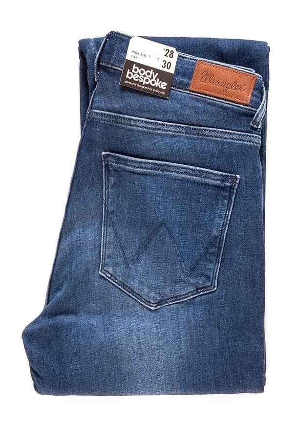 Wrangler - WRANGLER HIGH SLIM SOFT CLOUD W27GRT21R 112128057. Stan: podwyższony