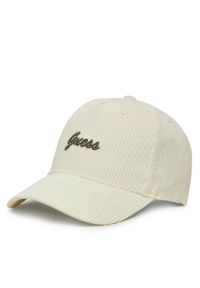 Guess Czapka z daszkiem V5BZ10 WF760 Écru. Materiał: poliester, materiał