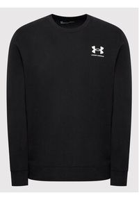 Under Armour Bluza Ua Rival Terry 1370404 Czarny Relaxed Fit. Kolor: czarny. Materiał: bawełna